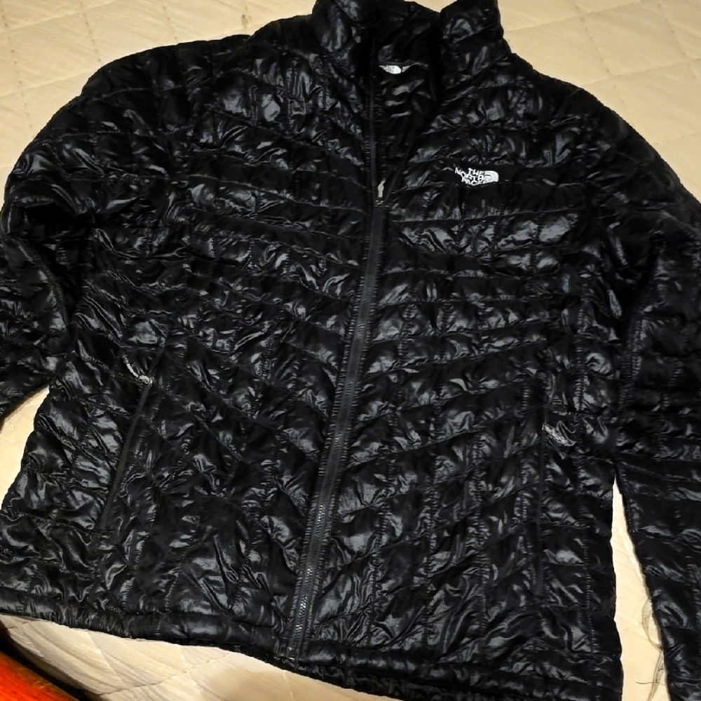 The North Face Women's Quilted Black Puffer Jacket. No Holes. Has Few Snags